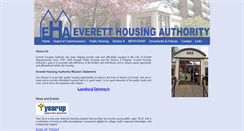 Desktop Screenshot of everetthousingauthority.org